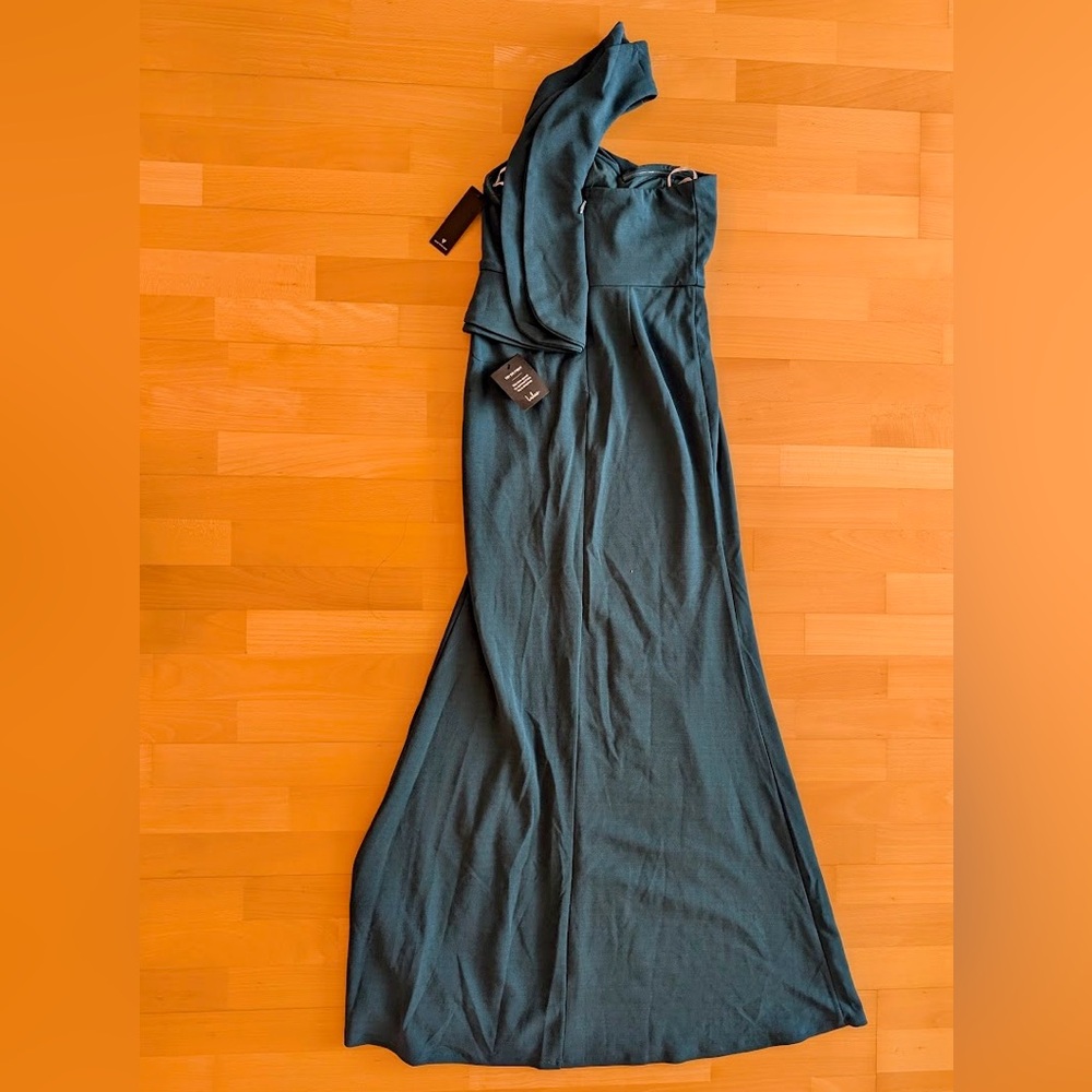 Lulu's Teal Zip-Up Dress - Picture 4 of 6